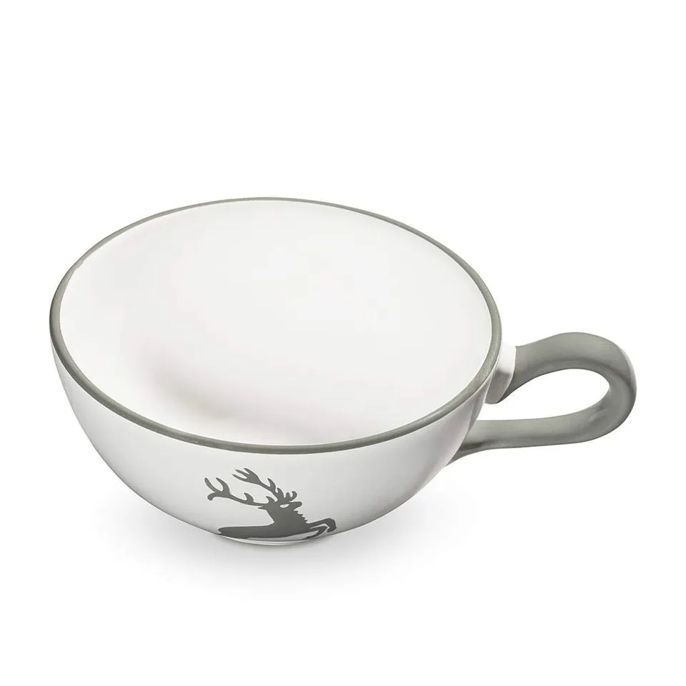 gmundner-keramik-teetasse-170-ml-grauer-hirsch image 1
