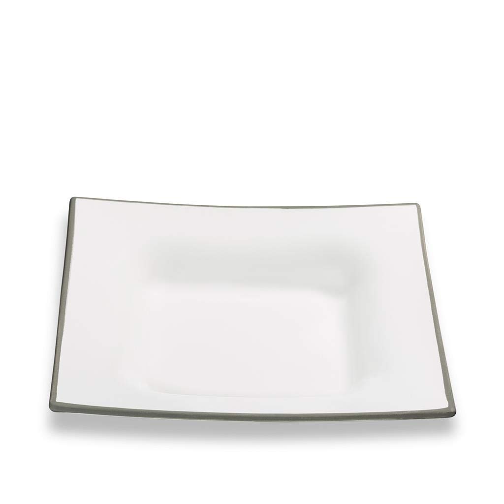 gmundner-keramik-suppenteller-grauer-rand-20-cm-handgemacht-in-sterreich-2 image 1
