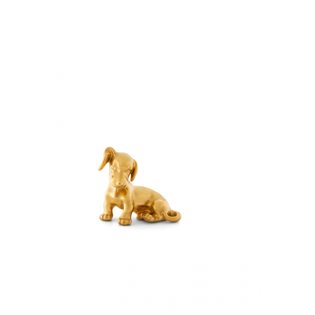 augarten-dackel-welpe-vergoldet-wiener-porzellanfigur-mit-goldbemalung image 1