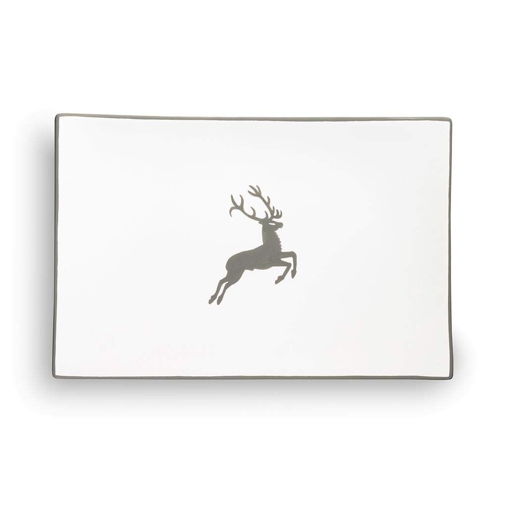gmundner-keramik-platte-rechteckig-30-x-20-cm-grauer-hirsch image 2