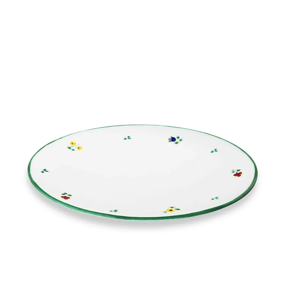 gmundner-keramik-platte-oval-streublumen-28-x-21-cm-handgemacht-in-sterreich image 1