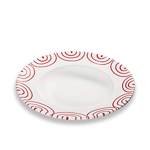 gmundner-keramik-pastateller-gourmet-29-cm-rotgeflammt image 4