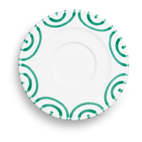 gmundner-keramik-unterteller-cappuccino-gourmet-14-cm-gr-ngeflammt-handgemacht-i image 4