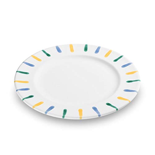 gmundner-keramik-dessertteller-gourmet-buntgeflammt-22-cm image 5