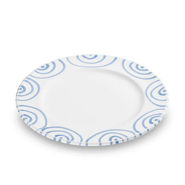 gmundner-keramik-gourmet-dessertteller-22-cm-blaugeflammt image 1