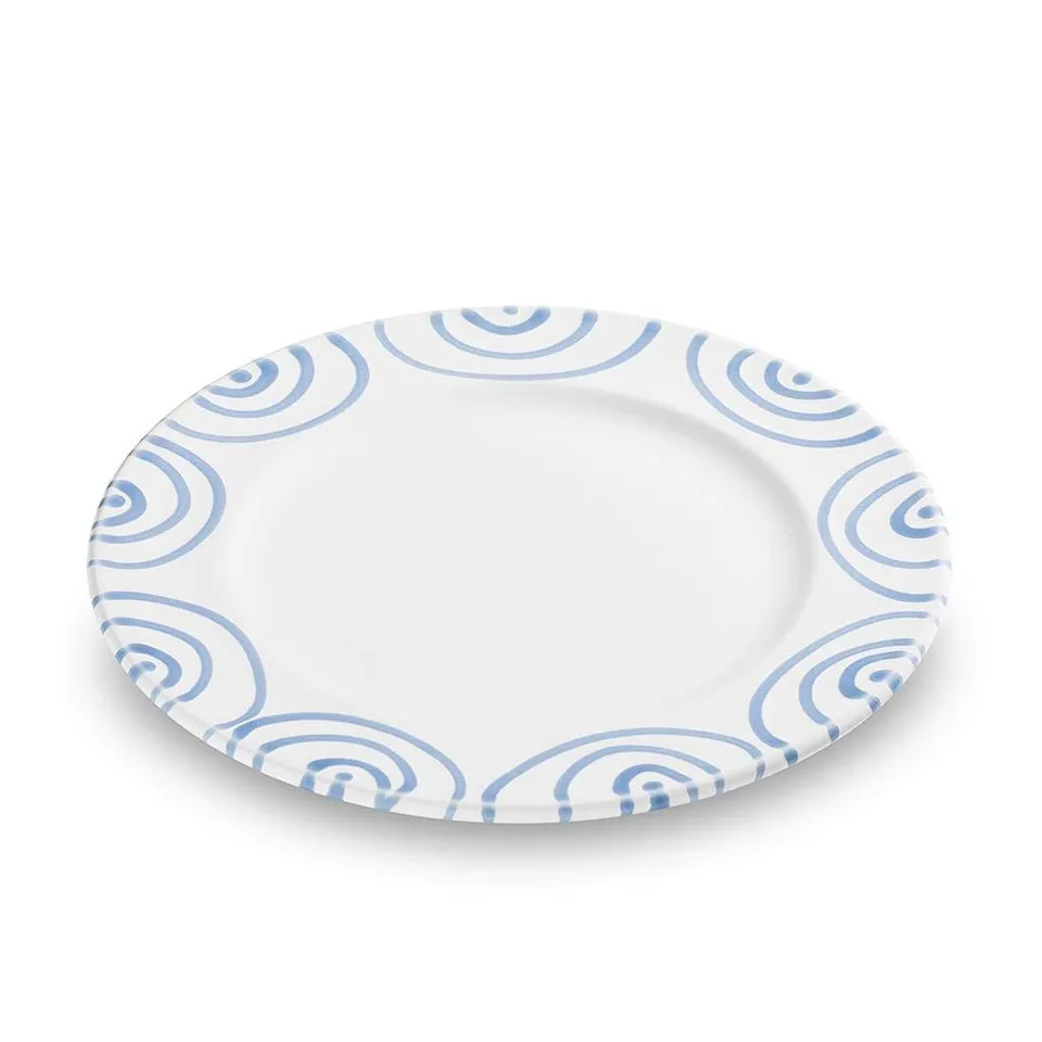 gmundner-keramik-gourmet-dessertteller-22-cm-blaugeflammt image 1