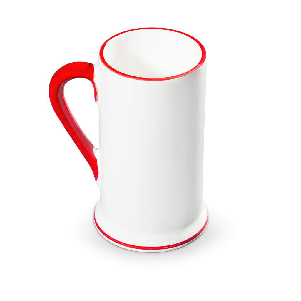 gmundner-keramik-bierkrug-0-3-liter-rubinroter-hirsch-handgemacht-in-sterreich image 3