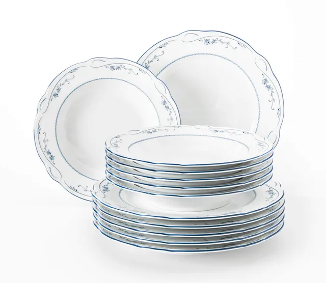 seltmann-weiden-desiree-aalborg-tafelservice-12-teilig-6-speise-6-suppenteller-b image 1