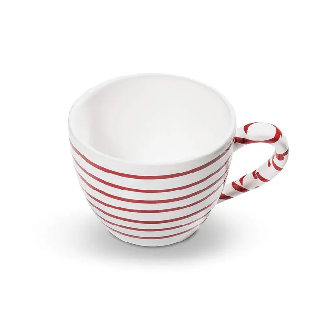 gmundner-keramik-teetasse-maxima-0-4-l-rotgeflammt-handgemacht image 1