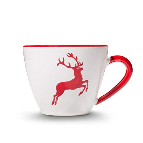 gmundner-keramik-kaffeetasse-gourmet-0-2-liter-rubinroter-hirsch image 5
