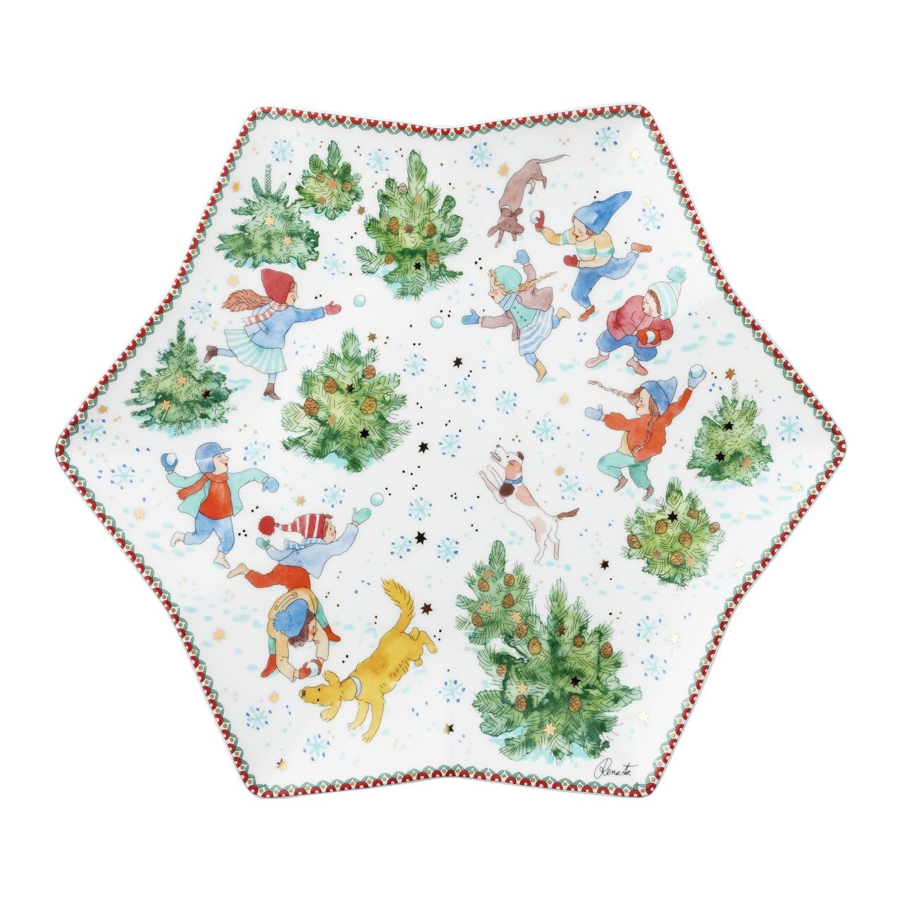 hutschenreuther-sammelkollektion-2025-weihnachtsspiele-sternschale-33-6-cm-rot-b image 4