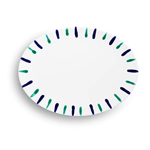 gmundner-keramik-platte-oval-traunsee-28-x-21-cm-handgemacht-in-sterreich image 4