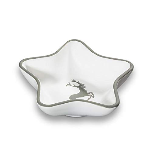 gmundner-keramik-sternschale-stella-14-cm-grauer-hirsch-handgemacht image 4