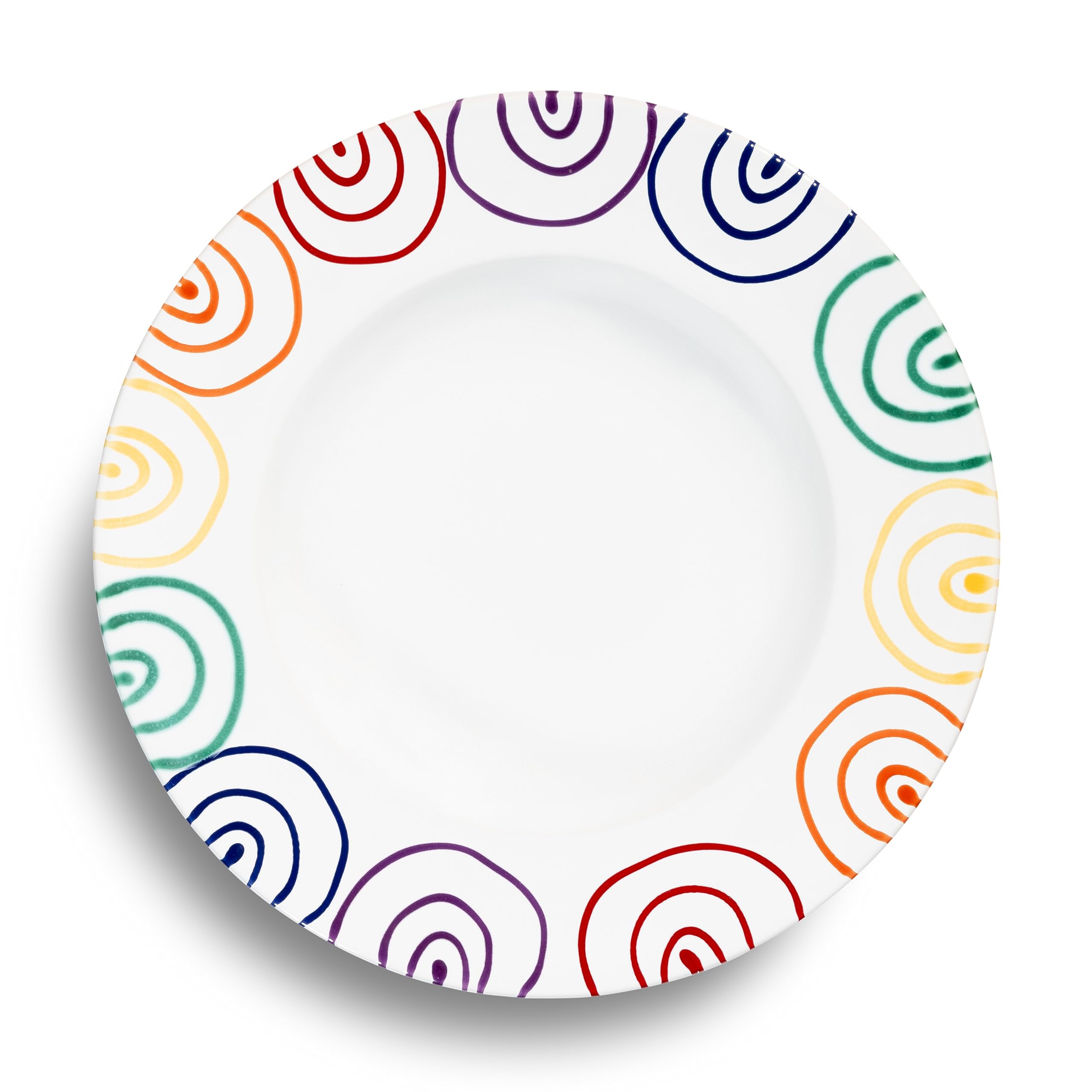 gmundner-keramik-regenbogen-pastateller-gourmet-29-cm-handgemacht image 2