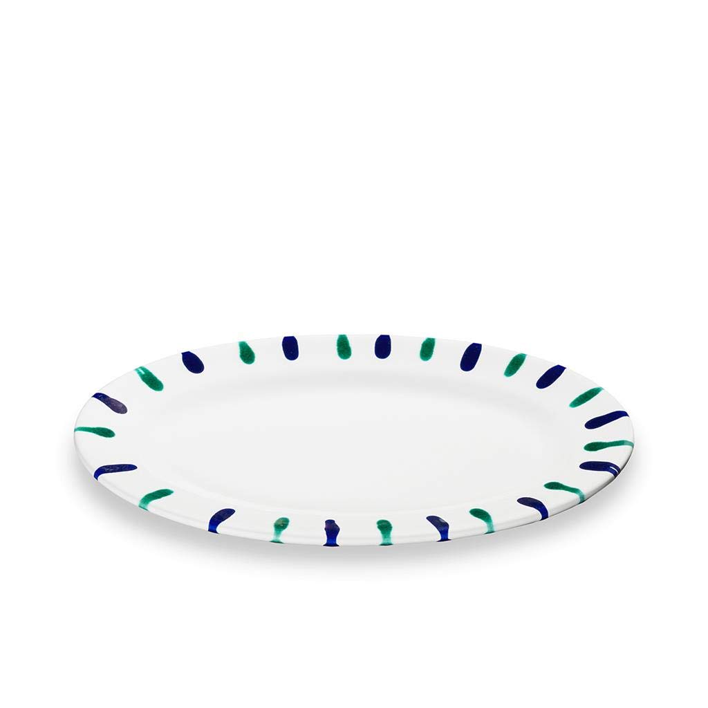 gmundner-keramik-platte-oval-21-x-14-x-2-1-cm-traunsee-handgemacht-in-sterreich image 1