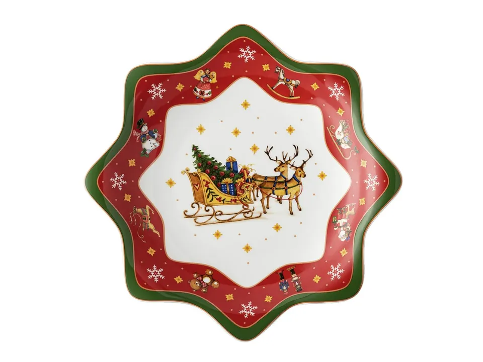 hutschenreuther-happy-wintertime-sternschale-25-cm image 1