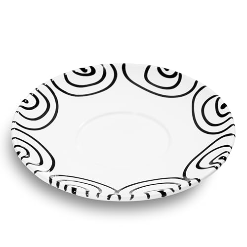 gmundner-keramik-schwarzgeflammt-unterteller-teetasse-maxima-18-cm-93-handgemach image 3