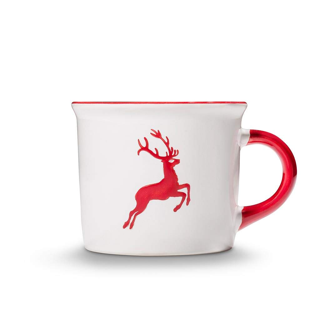 gmundner-keramik-rubinroter-hirsch-kaffeeh-ferl-240-ml image 2