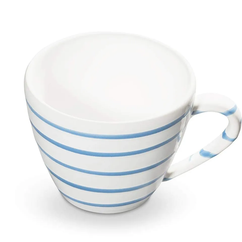 gmundner-keramik-cappuccino-tasse-gourmet-0-16-liter-blaugeflammt image 1