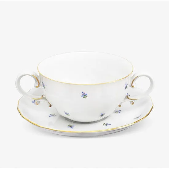 augarten-bouillontasse-mozart-kornblumendekor-porzellantasse image 1