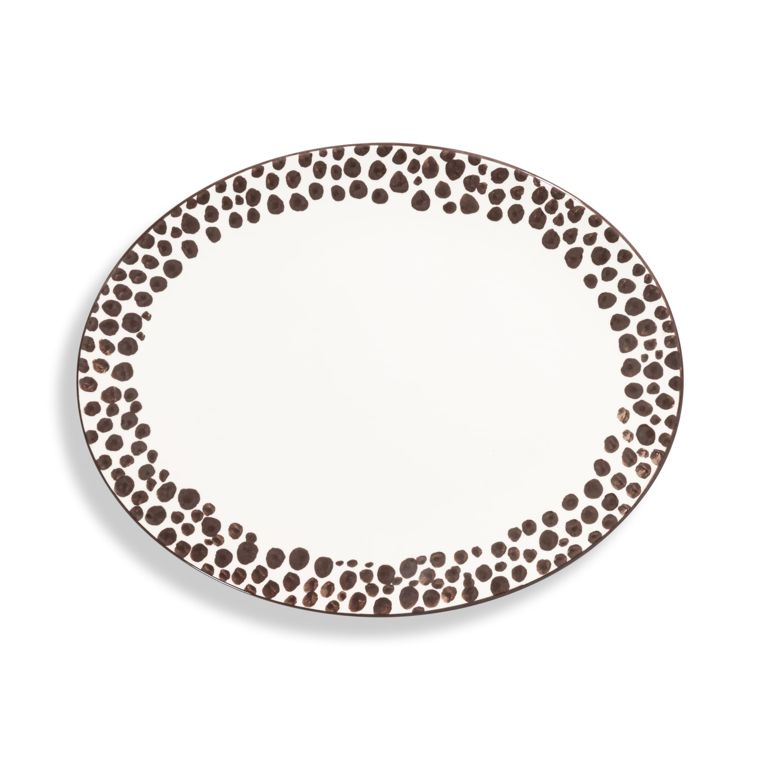 gmundner-keramik-etosha-braun-platte-oval-33x26cm-handgemacht-in-sterreich image 2