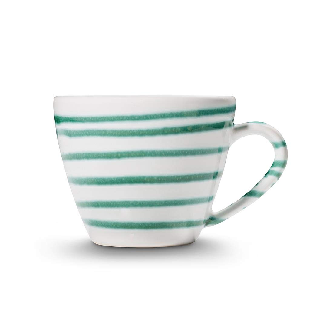 gmundner-keramik-kaffeetasse-gourmet-gr-ngeflammt-0-2-liter image 2
