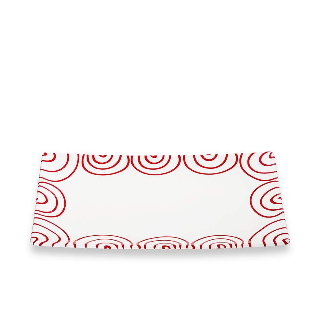 gmundner-keramik-platte-rechteckig-30x20x2-5-cm-rotgeflammt-handgemacht-in-sterr image 1