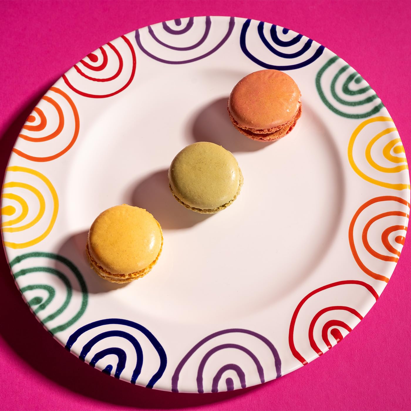 gmundner-keramik-regenbogen-dessertteller-gourmet-22-cm-handgemacht-in-sterreich image 5