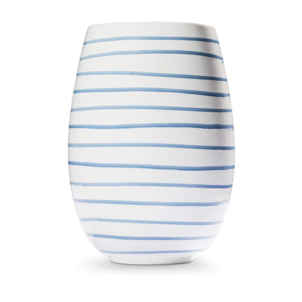 gmundner-keramik-blaugeflammt-vase-21-cm image 2