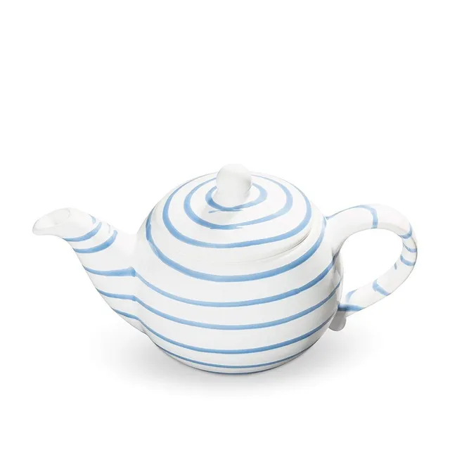 gmundner-keramik-teekanne-glatt-0-5-liter-blaugeflammt image 1