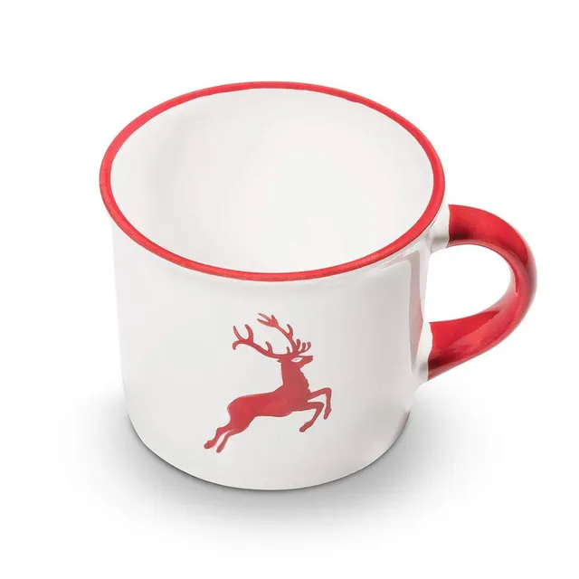 gmundner-keramik-rubinroter-hirsch-kaffeeh-ferl-240-ml image 1