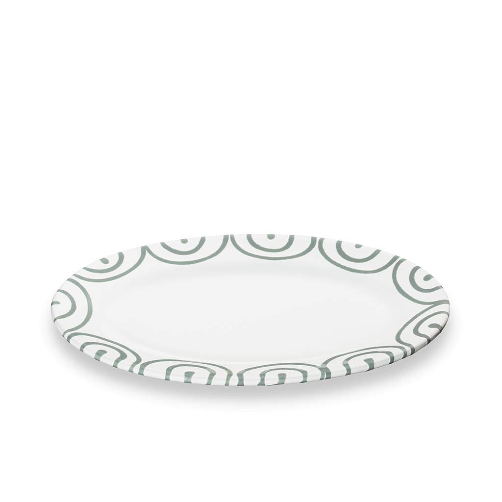 gmundner-keramik-platte-oval-gourmet-21-x-14-cm-graugeflammt image 1
