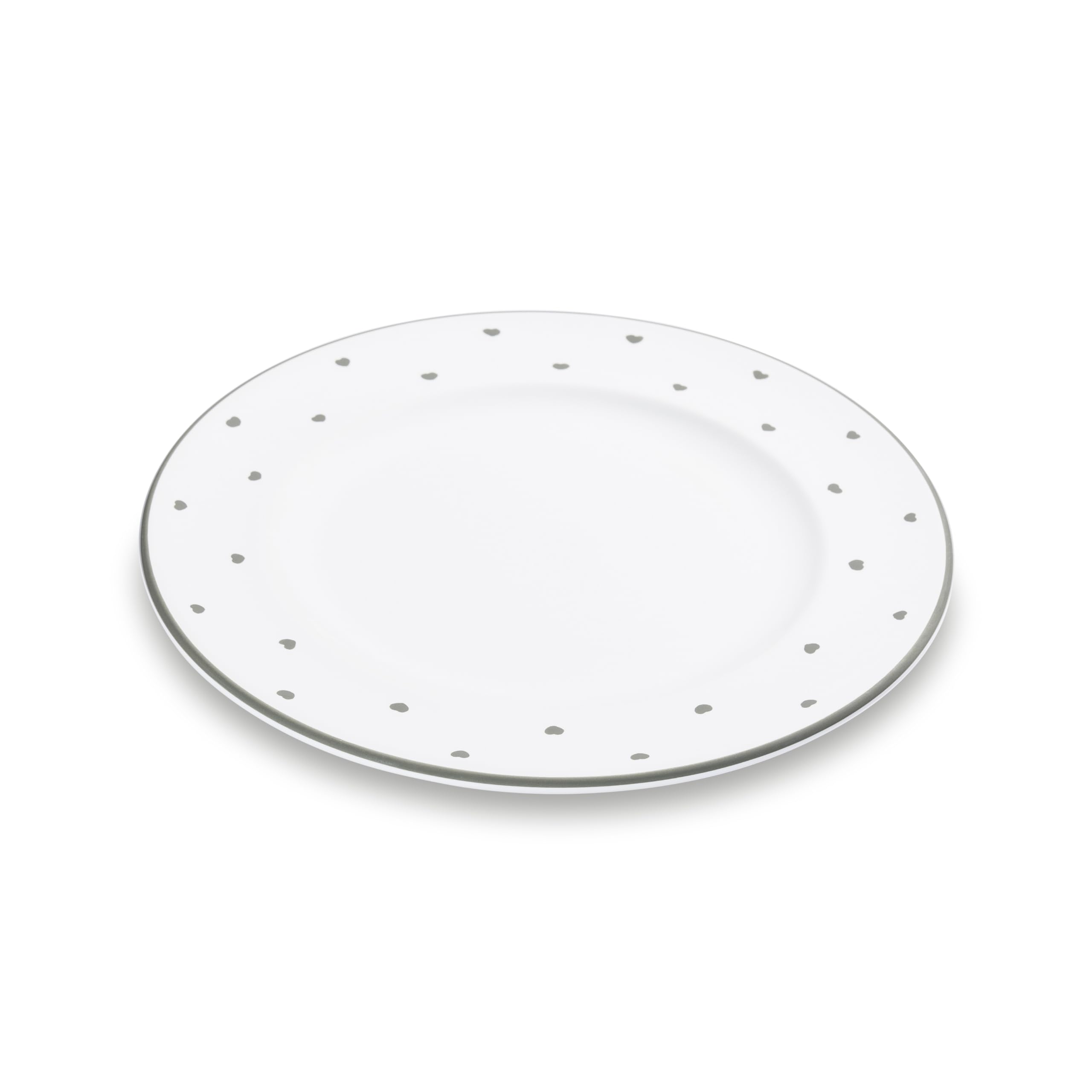 gmundner-keramik-dessertteller-gourmet-herzerl-grau-22-cm-handgemacht-in-sterrei image 1