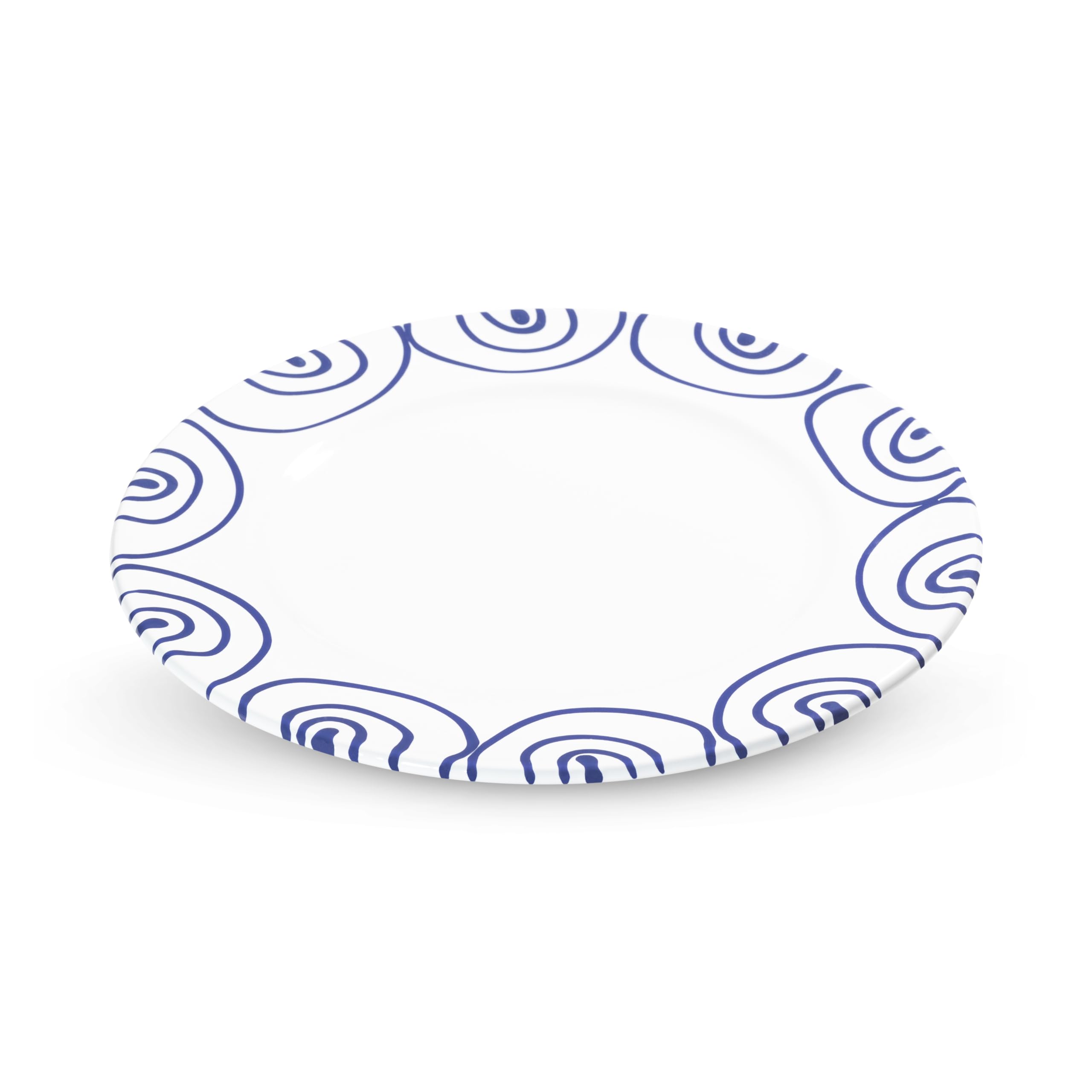 gmundner-keramik-dunkelblaugeflammt-speiseteller-gourmet-27cm-handgemacht-in-ste image 1
