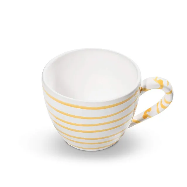 gmundner-keramik-teetasse-maxima-0-4-liter-gelbgeflammt image 1