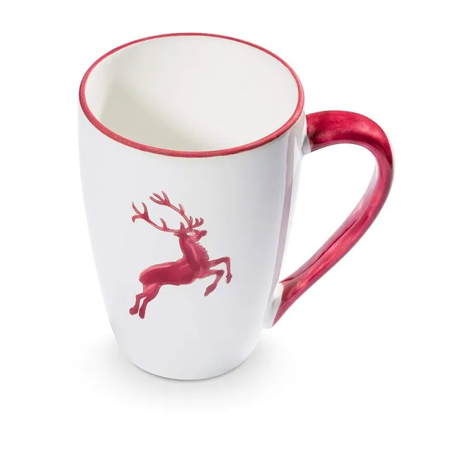 gmundner-keramik-fr-hst-cksbecher-supermax-0-5-liter-bordeauxroter-hirsch image 1