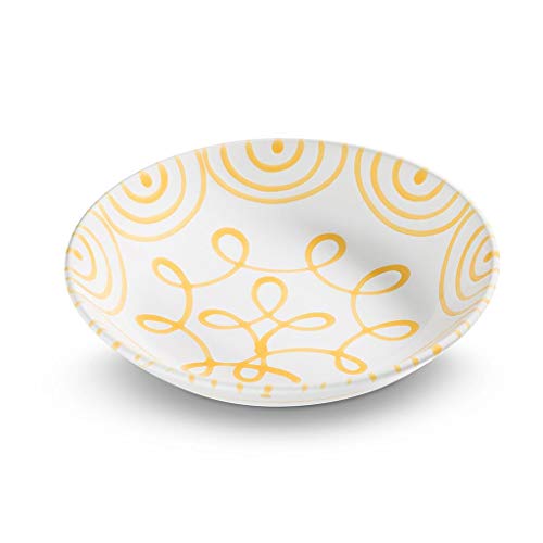 gmundner-keramik-suppenteller-20-cm-gelbgeflammt image 8