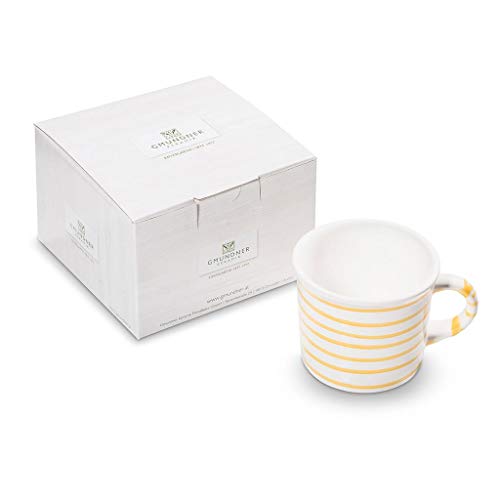 gmundner-keramik-kaffeeh-ferl-glatt-0-24-liter-gelbgeflammt-handgemacht-in-sterr image 4