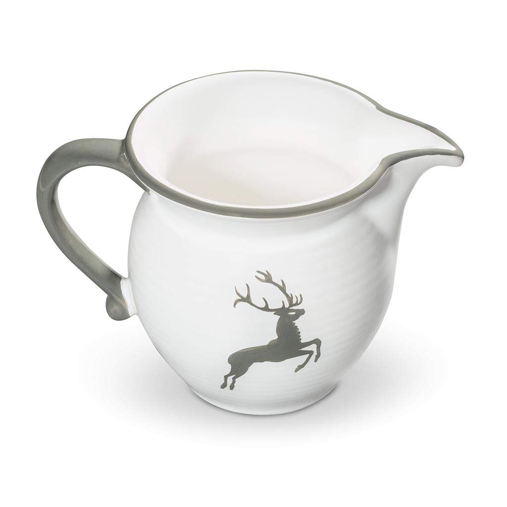 gmundner-keramik-milchgie-er-glatt-0-5-liter-grauer-hirsch image 3