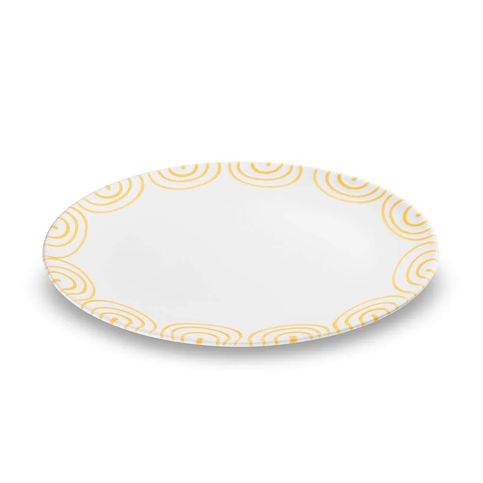 gmundner-keramik-platte-oval-gelbgeflammt-33-x-26-x-2-5-cm-handgemacht-in-sterre image 1