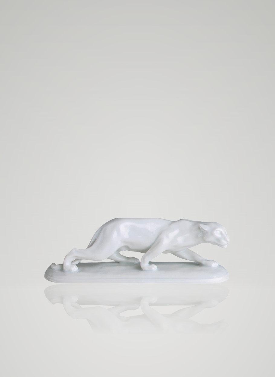augarten-figur-panther-schleichend-wiener-porzellanfigur-handgefertigt image 1