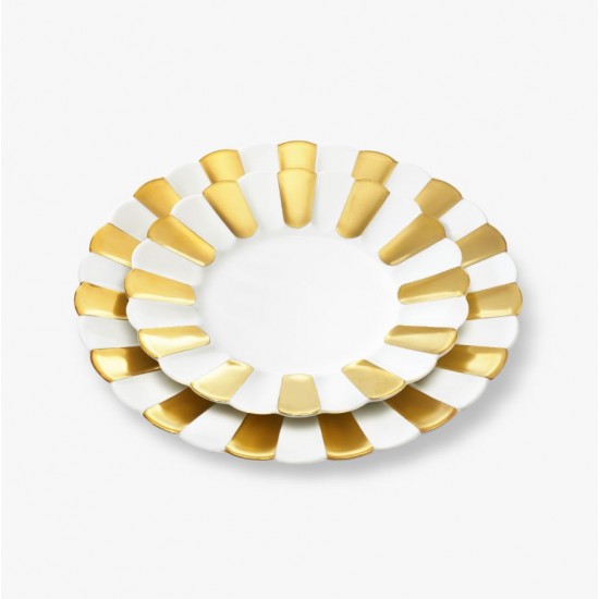 augarten-dessertteller-melone-mit-vergoldung-20-cm-josef-hoffmann-melonenservice image 4