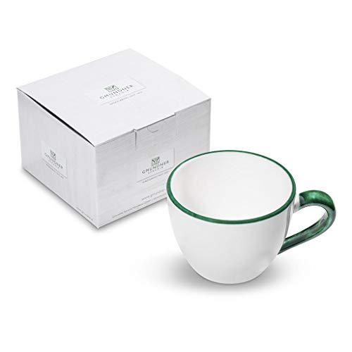 gmundner-keramik-teetasse-maxima-0-4-liter-gr-ner-rand image 2