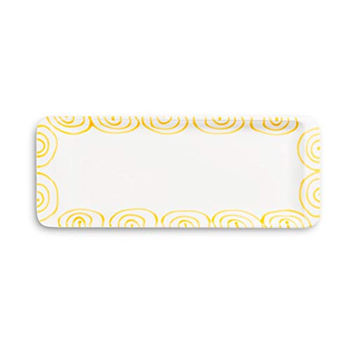 gmundner-keramik-stollenplatte-42-x-16-cm-gelbgeflammt image 4