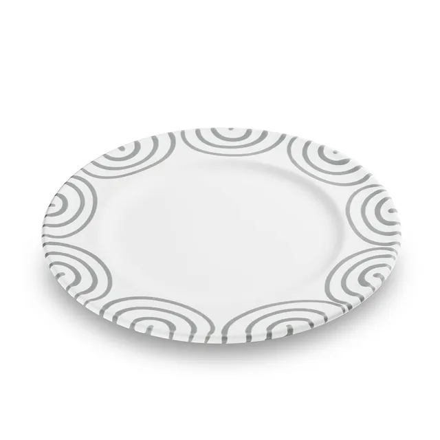 gmundner-keramik-dessertteller-gourmet-graugeflammt-22-cm image 1