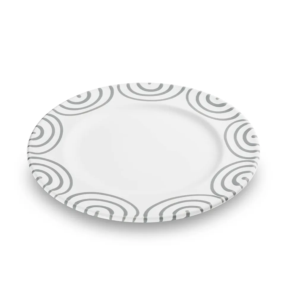 gmundner-keramik-dessertteller-gourmet-graugeflammt-22-cm image 1