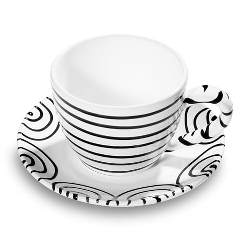 gmundner-keramik-schwarzgeflammt-teetasse-maxima-mit-unterteller-handgemacht-in- image 4