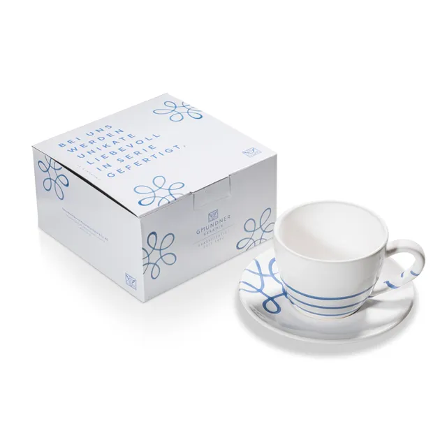 gmundner-keramik-pur-geflammt-blau-teetasse-maxima-mit-unterteller-handgemacht-i image 1