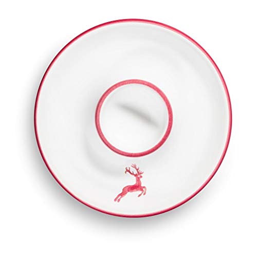 gmundner-keramik-eierbecher-glatt-12-cm-bordeauxroter-hirsch-handgemacht image 7