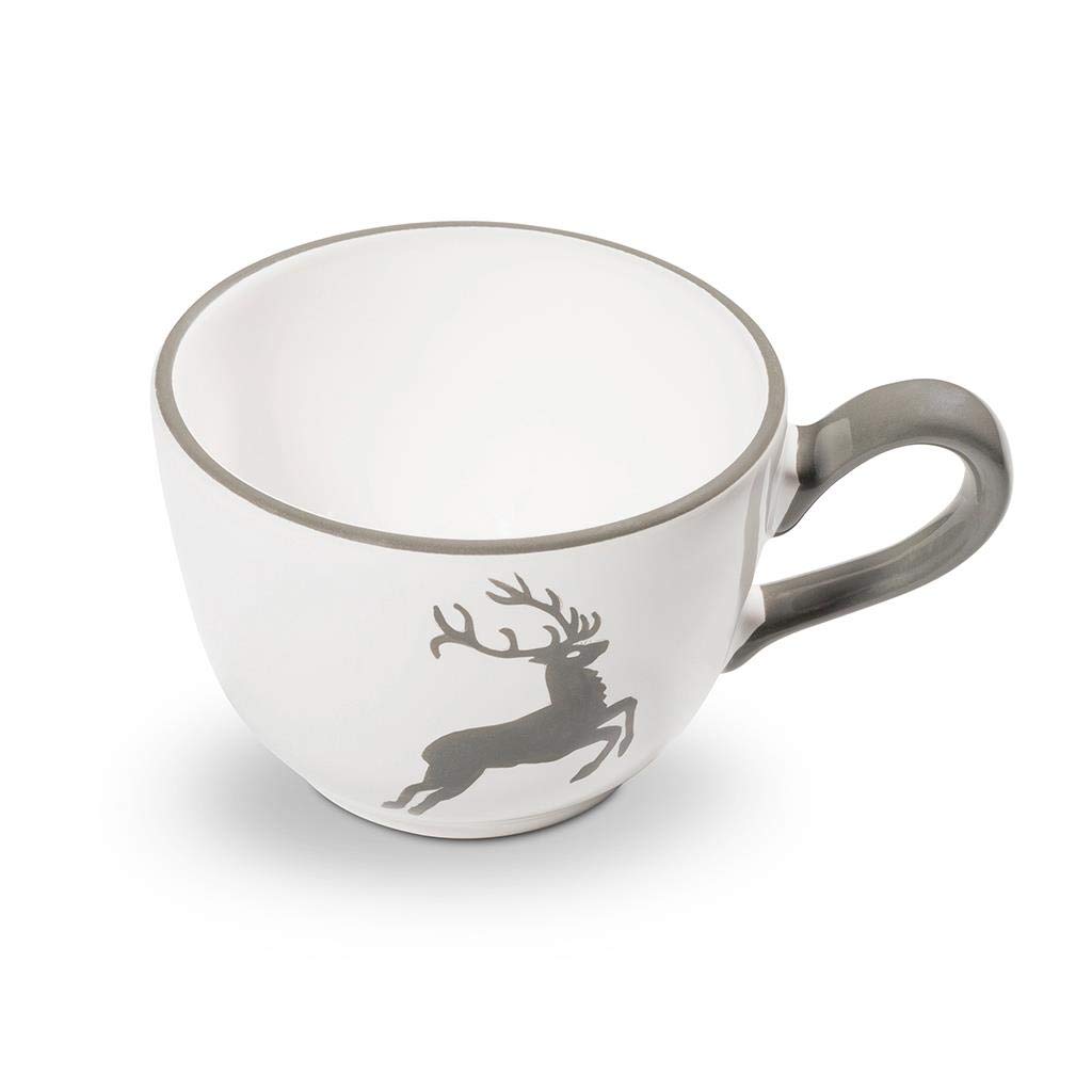 gmundner-keramik-kaffeetasse-gourmet-190-ml-rubinroter-hirsch image 6